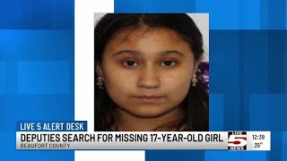VIDEO: Beaufort County deputies search for missing teenage girl