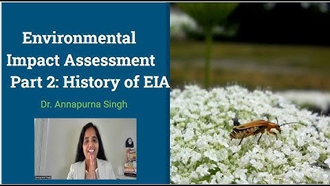 Lecture 28: History of EIA Please watch the FULL video carefully #environmentalscience #eia #ugcnet