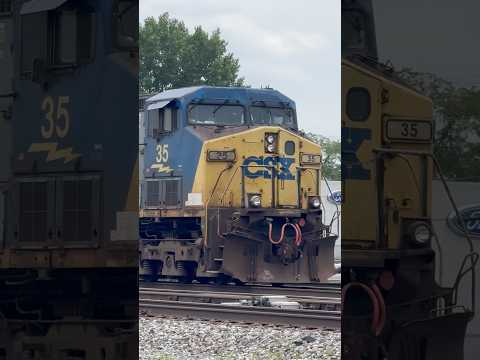 CSX 35 YN2 Leads CSX M352 with nice K5H horn! (6/28/26) #shorts #csx #35 #yn2 #ac4400cw #railfan