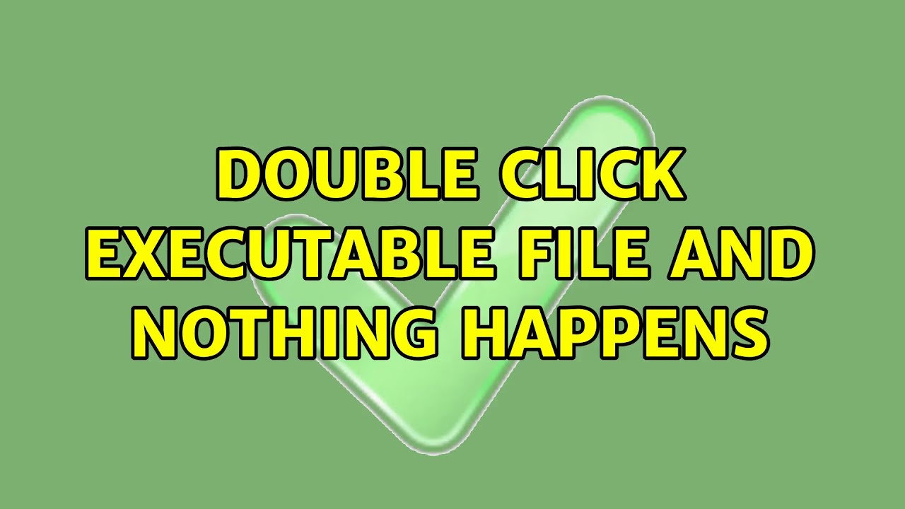 Double click dmg nothing happens i m Double click dmg nothing happens i m