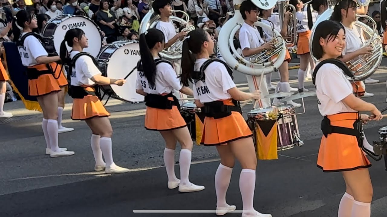 京都橘高校吹奏楽部パーカッション 金沢ゆめ街道2025 - YouTube
