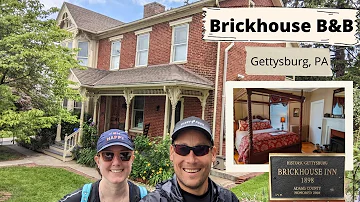 Brickhouse Bed and Breakfast Gettysburg, PA full stay, breakfast, and ghost stories in the basement