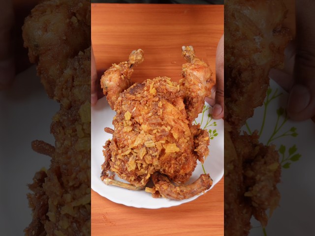 🍗 ASMR Lays Fried Chicken 🤤 | Crispy Chips Coated Chicken 🔥#shorts #short