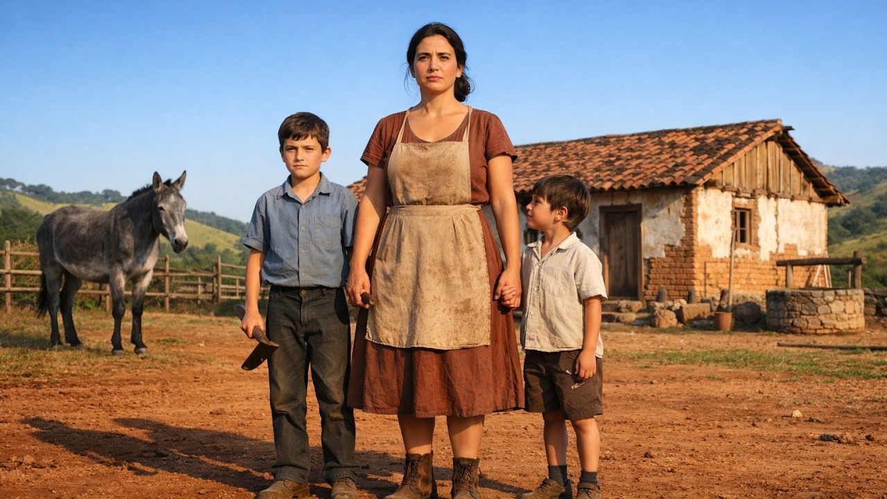 VIUDA llega al rancho abandonado… y toma una decisión audaz