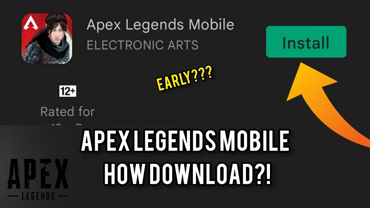 HOW TO DOWNLOAD APEX LEGENDS MOBILE EARLY ACCESS??! IOS ANDROID