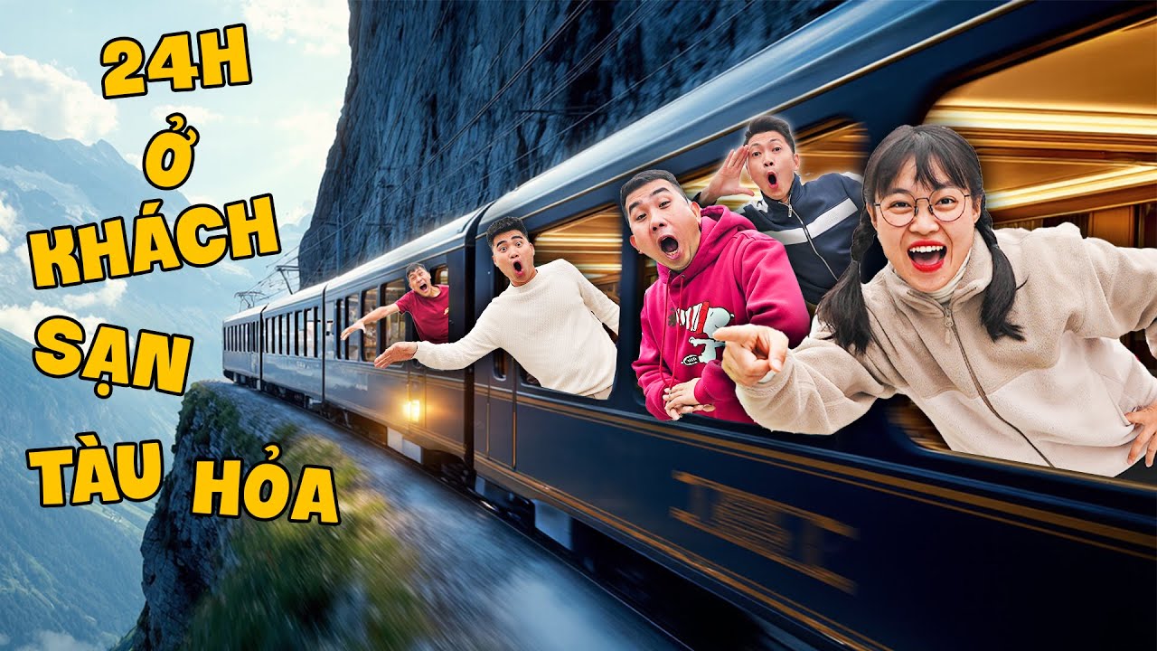 Hà Sam Thử Thách 24h Ở Khách Sạn Tàu Hỏa 5 Sao – Có Gì Đặc Biệt Bên Trong Khách Sạn