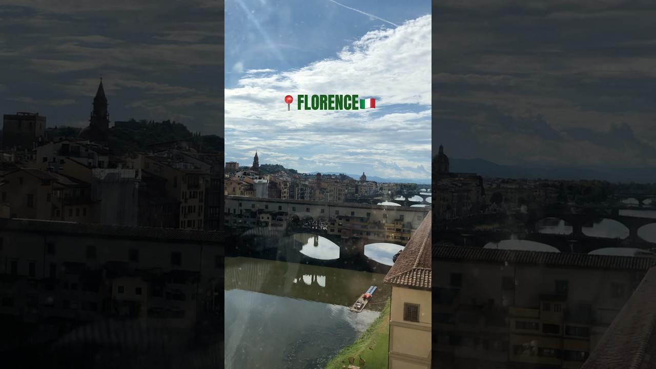 📍Florence🇮🇹 - view from Uffizi Gallery - a forever love letter to the romantics…