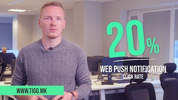 Web Push Notifications vs Email - Tigo.mk Case Study