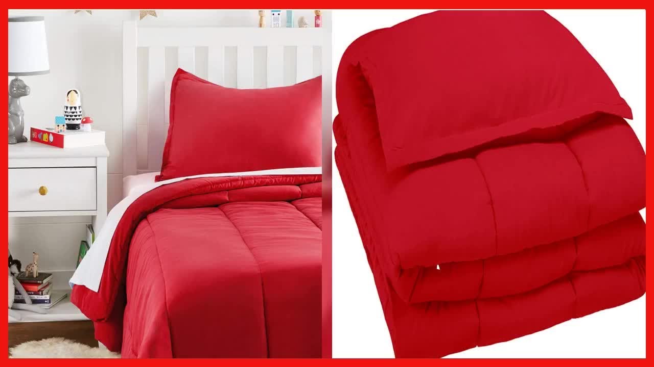 Soft and Stylish Twin-Size Comforter Perfect for Kids and Guests