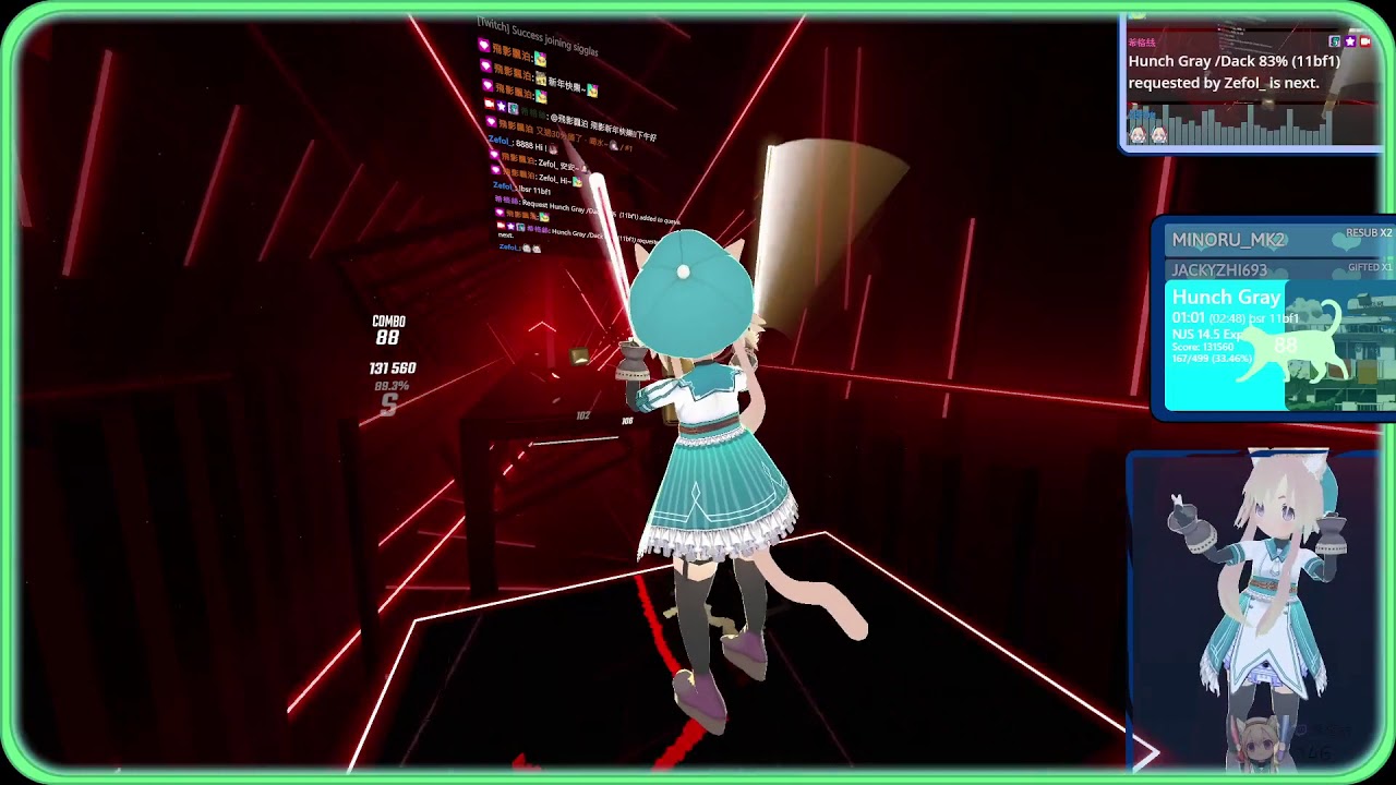 Beat Saber Nipanipaondo にぱにぱ音頭 ひぐらしのなく頃に煌 Youtube