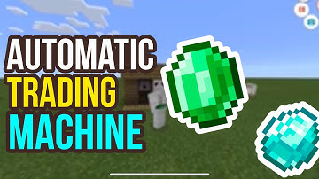 ✔Minecraft PE : How To Make A Trade Machine