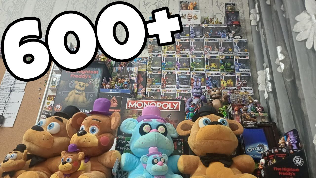 САМАЯ БОЛЬШАЯ КОЛЛЕКЦИЯ ФНАФ МЕРЧА В РОССИИ! Коллекция мерчендайза по Fnaf 2025!