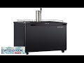 Kegco 24" Wide Homebrew 1 Tap Black Commercial Residential Kegerator