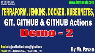 TERRAFORM, JENKINS, DOCKER, KUBERNETES, GIT, GITHUB & GITHUB Actions tutorials || by Mr. Pavan