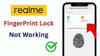 Realme Fingerprint Not Working Problem Solution | Realme Mobile Fingerprint Problem Full Setting