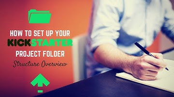 How to Set Up Your Kickstarter Project Folder Part 3 - Folder Structure Overview