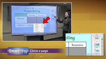 SMART Board Tutorial: Clone a Page in SMART Notebook Software