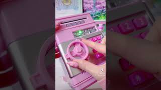 Cute ATM Piggy Bank! 💗 Found on Temu | 10eegaming #shorts #pink #cute #temu #kawaii #unboxing #fyp screenshot 1