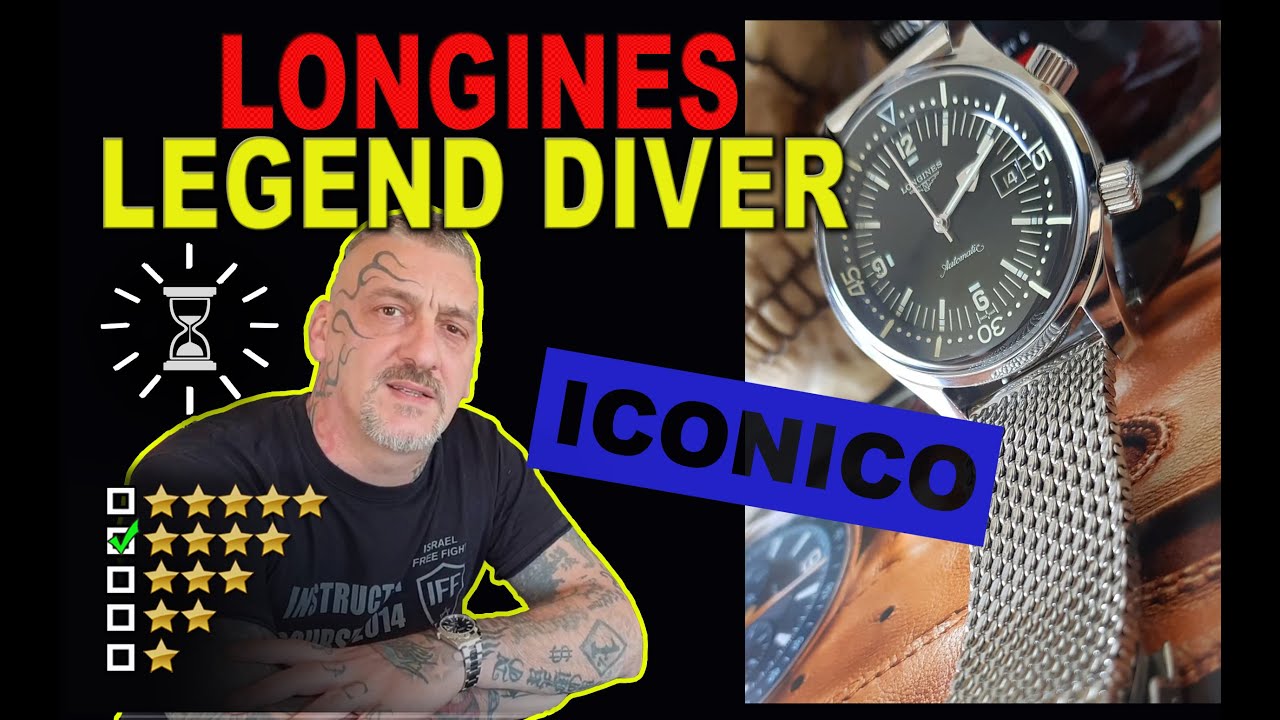 Longines Heritage Legend Diver L3.674.4.50.6 - recensione - YouTube