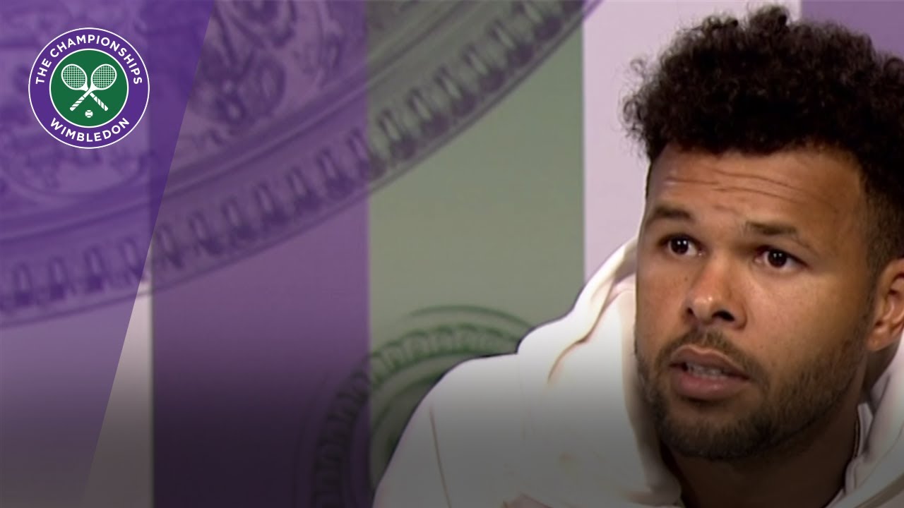 wimbledon femme Jo-Wilfried Tsonga Wimbledon 2017 first round press conference