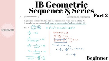 IB SL/HL - HOW TO: Geometric Sequence & Series (Beginner Level, Part 2)