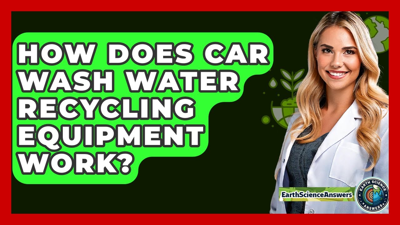 How Does Car Wash Water Recycling Equipment Work? - Earth Science Answers