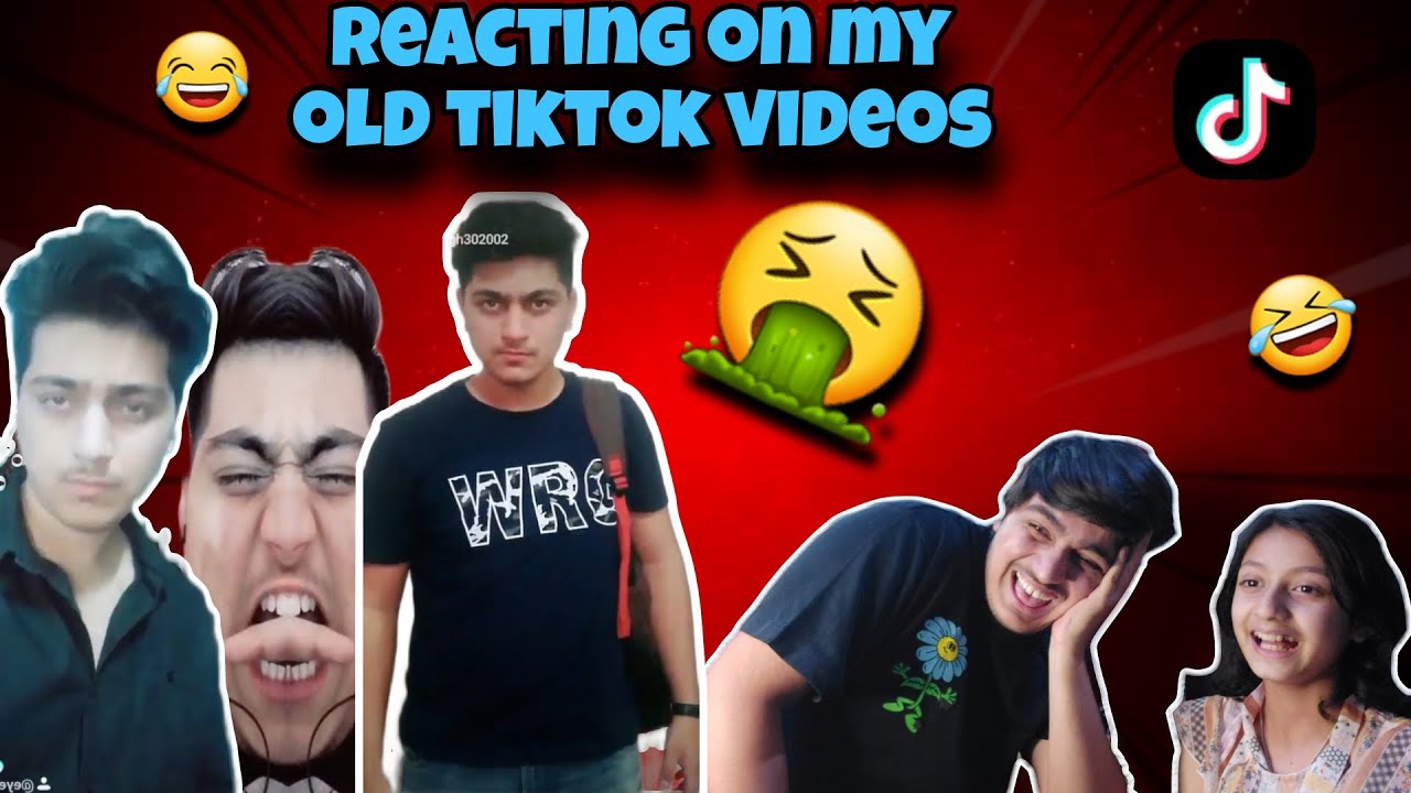 REACTING ON MY OLD TIKTOK VIDEOS YouTube Reacting on my old tiktok videos youtube