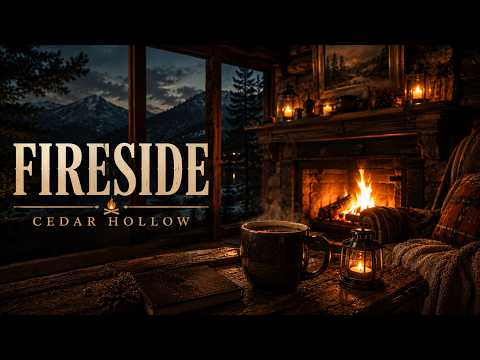 🔥 Fireside Indie Folk – Warm Acoustic Songs for Cozy Nights & Evening Coffee | Cedar Hollow