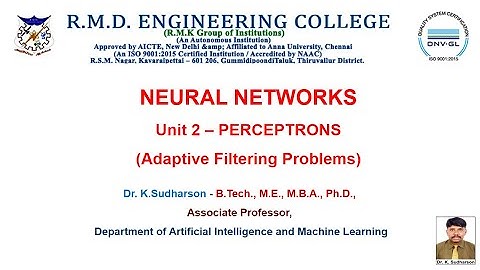Adaptive Filtering Problems