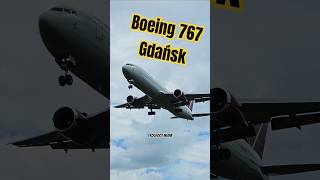Amerykański Boeing 767 ląduje w Gdańsku! #boeing767 #usa #american #gdansk #lotnictwo
