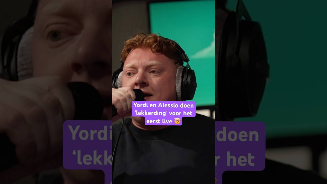 Dit was ✨iconisch ✨ #yordi #lekkerding #alessio #basendylan #radio538