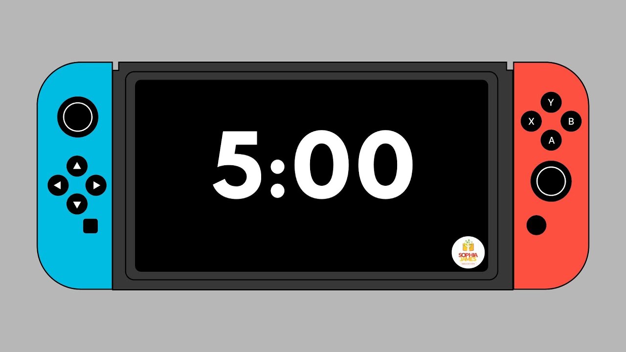 Nintendo Led Countdown Timer 5-Minute Nintendo Switch Classroom Timer 🎶 | Fun Transition Timer with ...