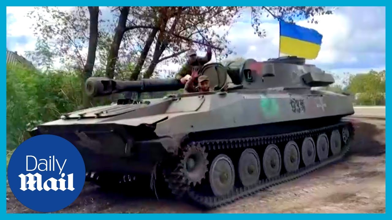 Ukrainian troops in tanks ‘liberate’ land from Russia | Donetsk region