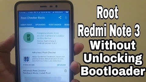 How to Root and install twrp recovery in Redmi Note 3 Without Unlocking Bootloader