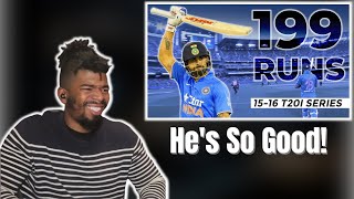 AMERICAN REACTS TO King Kohli's 199 run series blitz | From the Vault