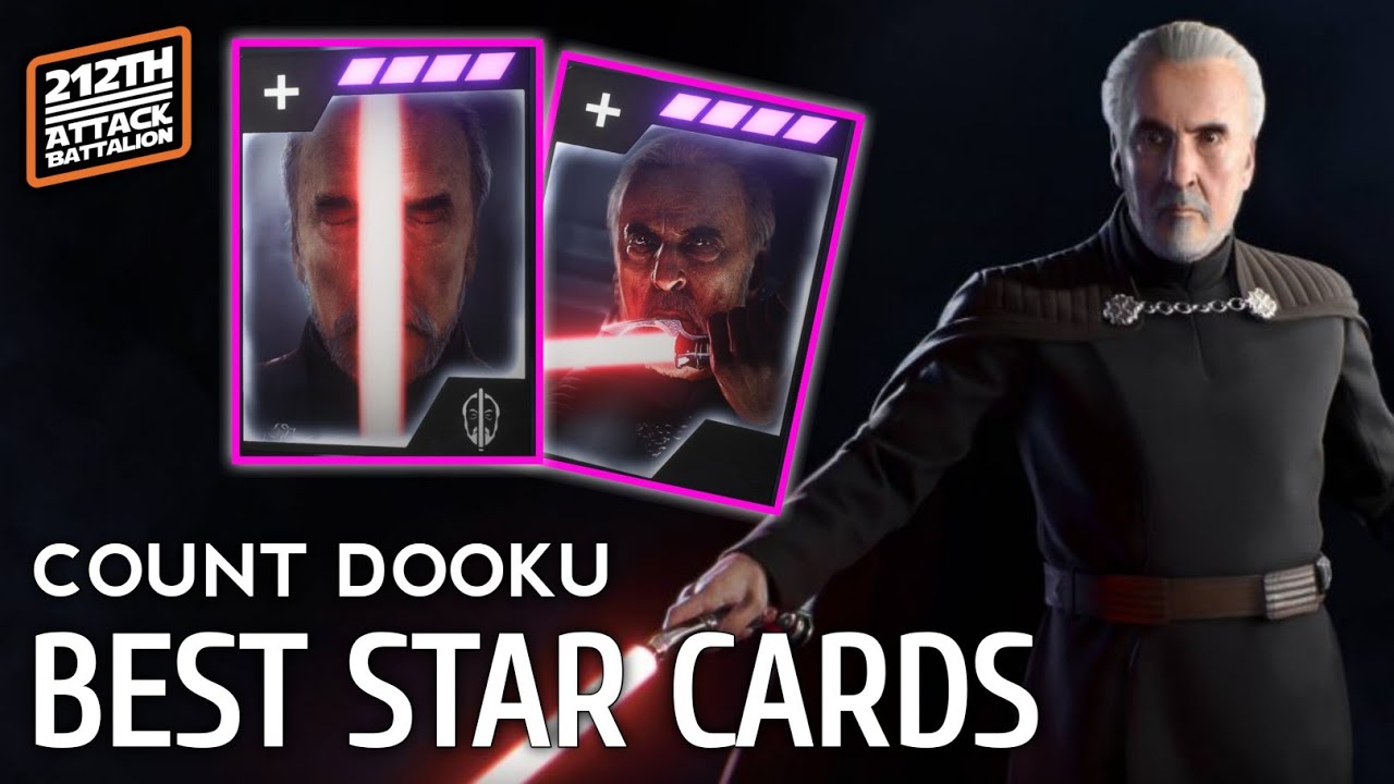 Count Dooku BEST STAR CARDS & BUILD 2023 Battlefront 2 YouTube