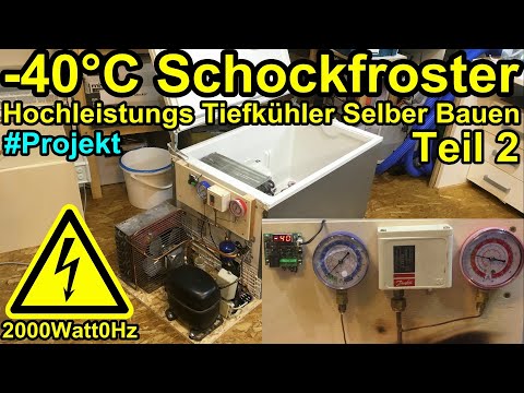 Build your own blast freezer part 2