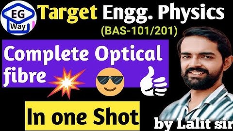 Unit 4th One shot Fiber Optics (BAS101/BAS 201)by Lalit Rathi sir #exam #aktuexam #oneshot #virul