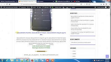 Marlax MX100 Pro Flash File MT6580 5 1 Update Firmware Rom