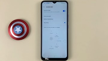 How to turn on/off the Support Ball, virtual Home button on Realme C15 Android 11