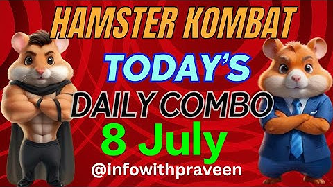 Unlock Hamster Kombat daily combo 08 july 2024 |