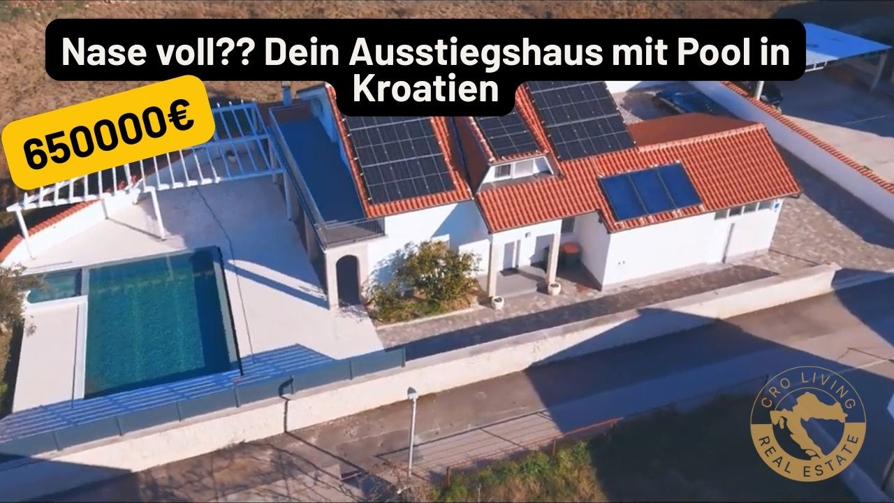 Nase voll?? Dein Ausstiegshaus mit Pool in Kroatien