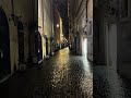 🌙 Midnight Walk Through the Streets of Rome