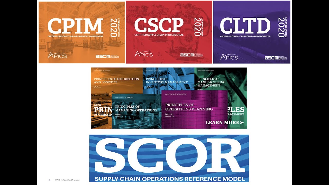 APICS Professional Certifications Seminar (CSCP, CPIM, CLTD, SCOR-P)