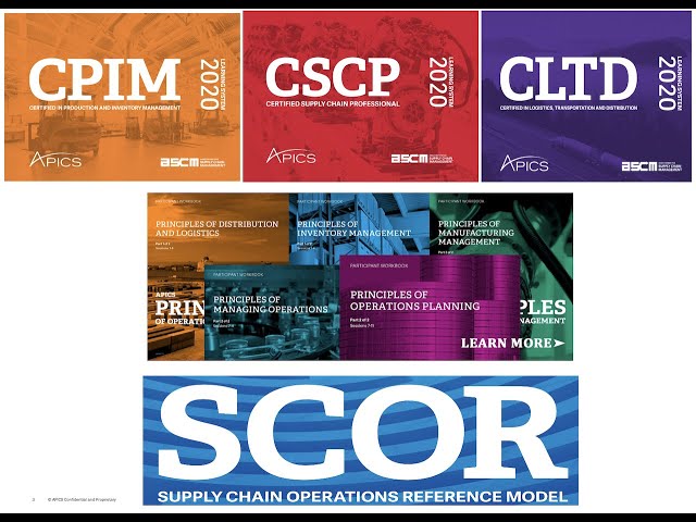 APICS Professional Certifications Seminar (CSCP, CPIM, CLTD, SCOR