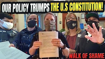 DIRECTOR "KAREN" AND SOUTHAMPTON POLICE GET EDUCATED ON THE CONSTITUTION! FAIL! WALK OF SHAME!