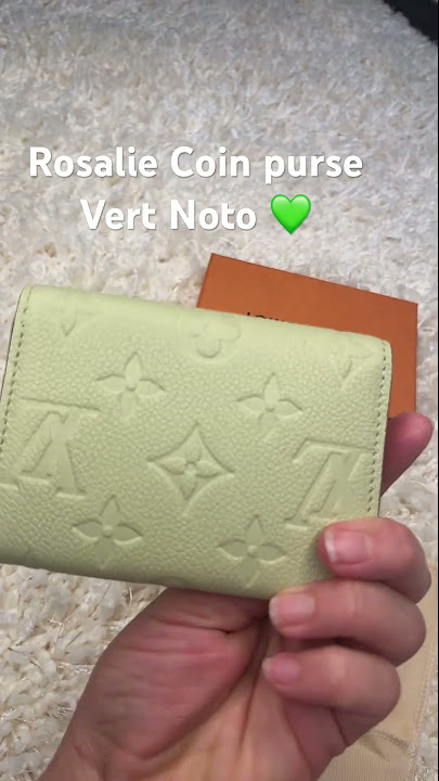 Louis Vuitton Rosalie Coin Purse M82392 Vert Noto Green - https
