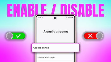 How To Enable or Disable Apps to Special Access Appear on Top | Allow Appear On Top In Samsung