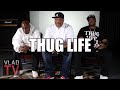 Thug life details meeting 2pac gang affiliation pacs thug life tattoo