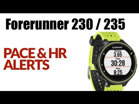 garmin forerunner 30 pace in km